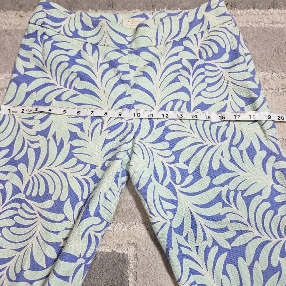 Kate Spade Blue and Green Patterned Woman Pants